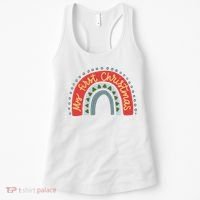 My First Christmas Cute Rainbow Holiday Women's Tank Top thumb 0