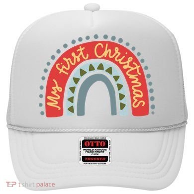 My First Christmas Cute Rainbow Holiday Hat