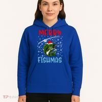 Merry Fishmas Christmas Fishing Holiday Gift Hoodie thumb 5