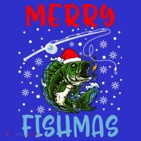 Merry Fishmas Christmas Fishing Holiday Gift Women's Tank Top thumb 5