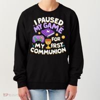 My First Communion Video Game Controller Women's Sweatshirt thumb 0