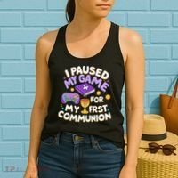 My First Communion Video Game Controller Women's Tank Top thumb 2