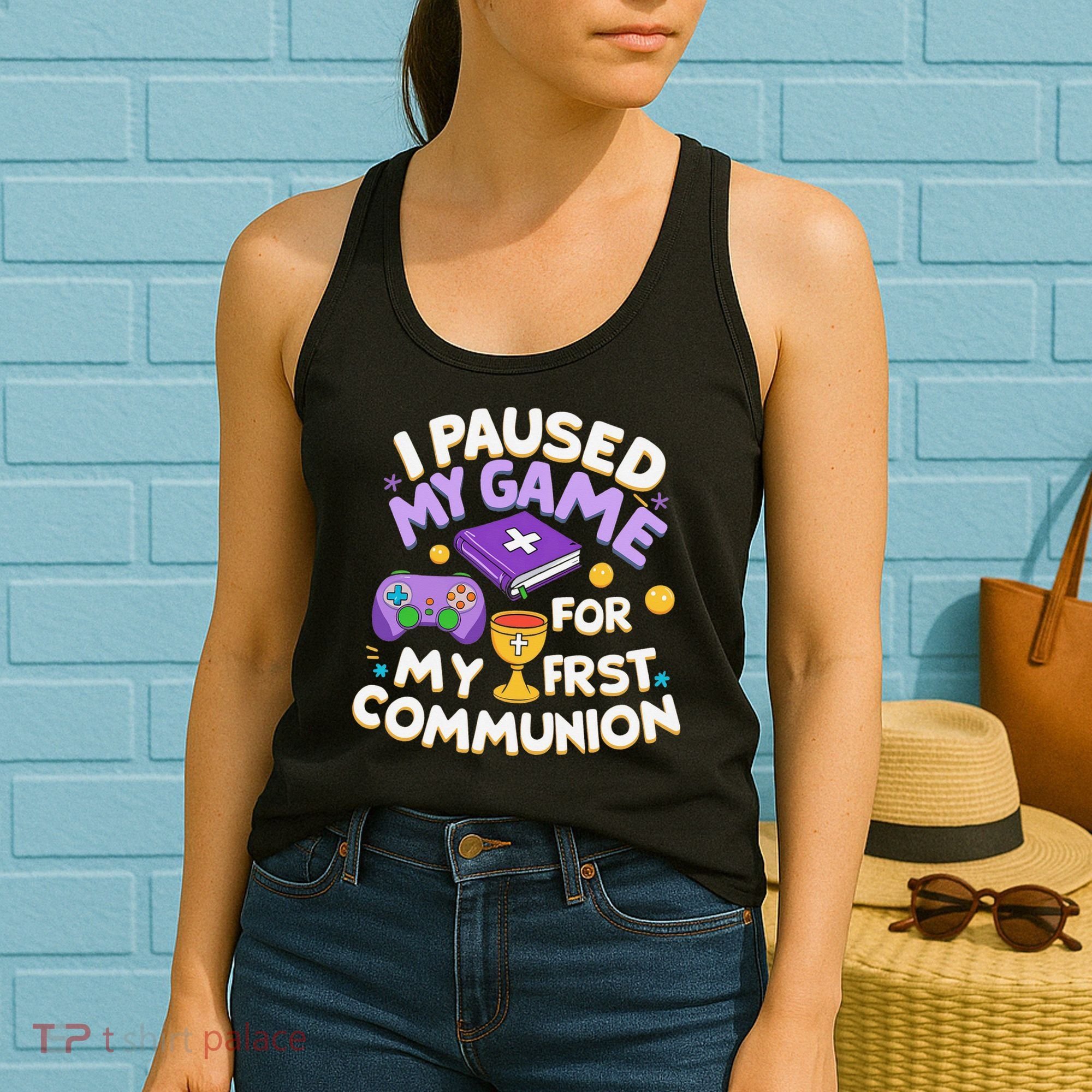 My First Communion Video Game Controller Women's Tank Top