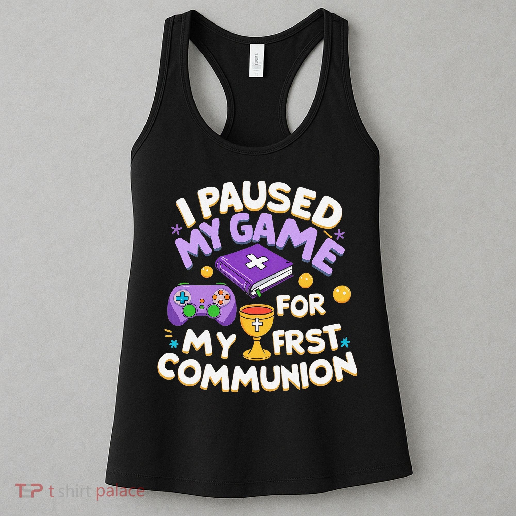 My First Communion Video Game Controller Women's Tank Top