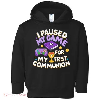 My First Communion Video Game Controller Toddler Hoodie