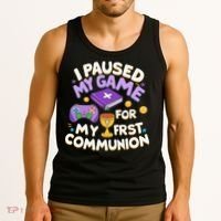 My First Communion Video Game Controller Tank Top thumb 3