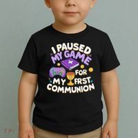 My First Communion Video Game Controller Toddler T-Shirt thumb 2