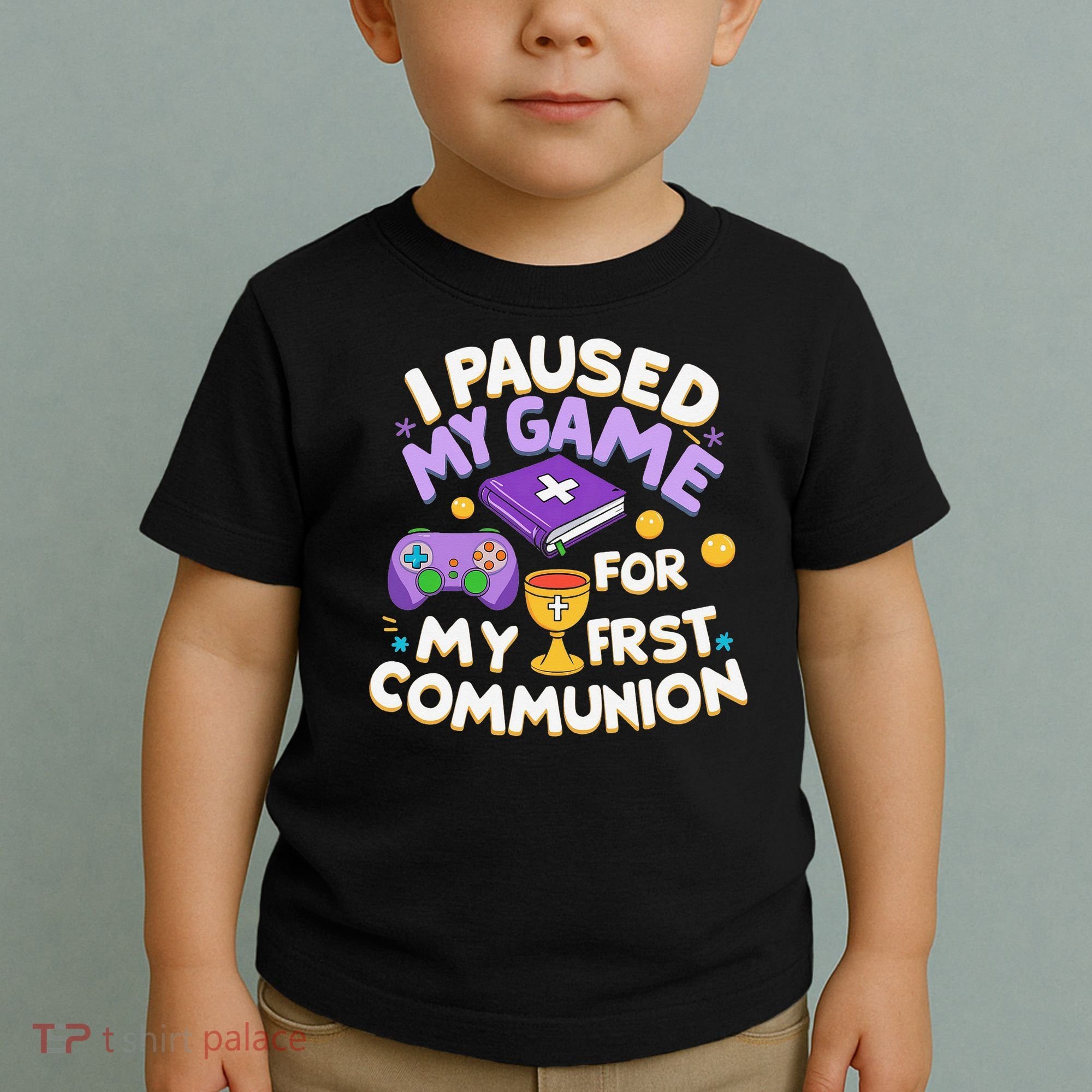 My First Communion Video Game Controller Toddler T-Shirt