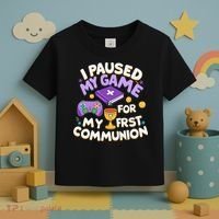 My First Communion Video Game Controller Toddler T-Shirt thumb 3