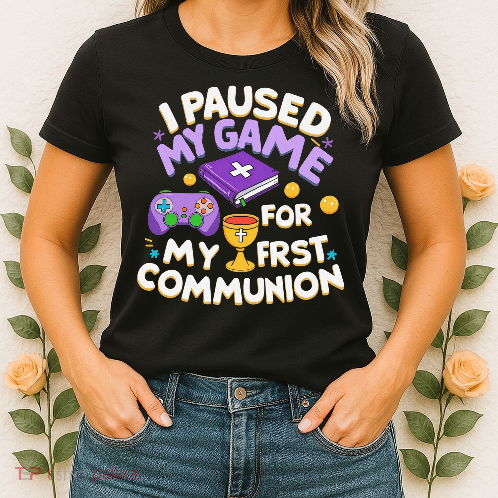 My First Communion Video Game Controller Women's T-Shirt