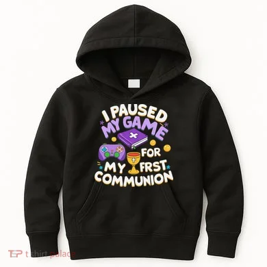 My First Communion Video Game Controller Kids Hoodie