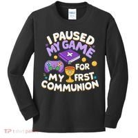 My First Communion Video Game Controller Kids Long Sleeve Shirt thumb 0