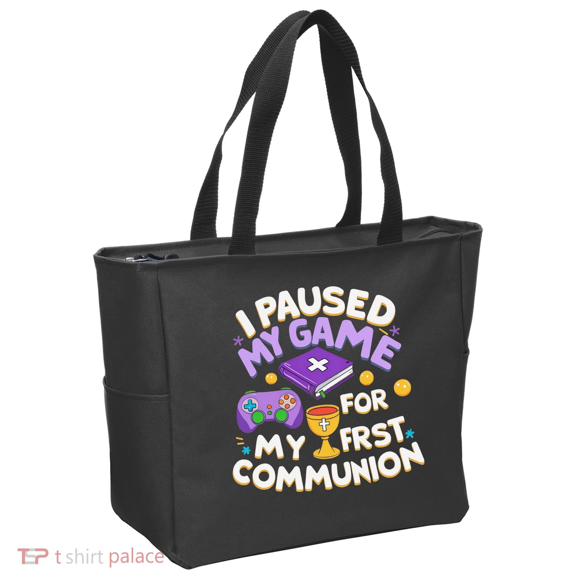 My First Communion Video Game Controller Tote Bag