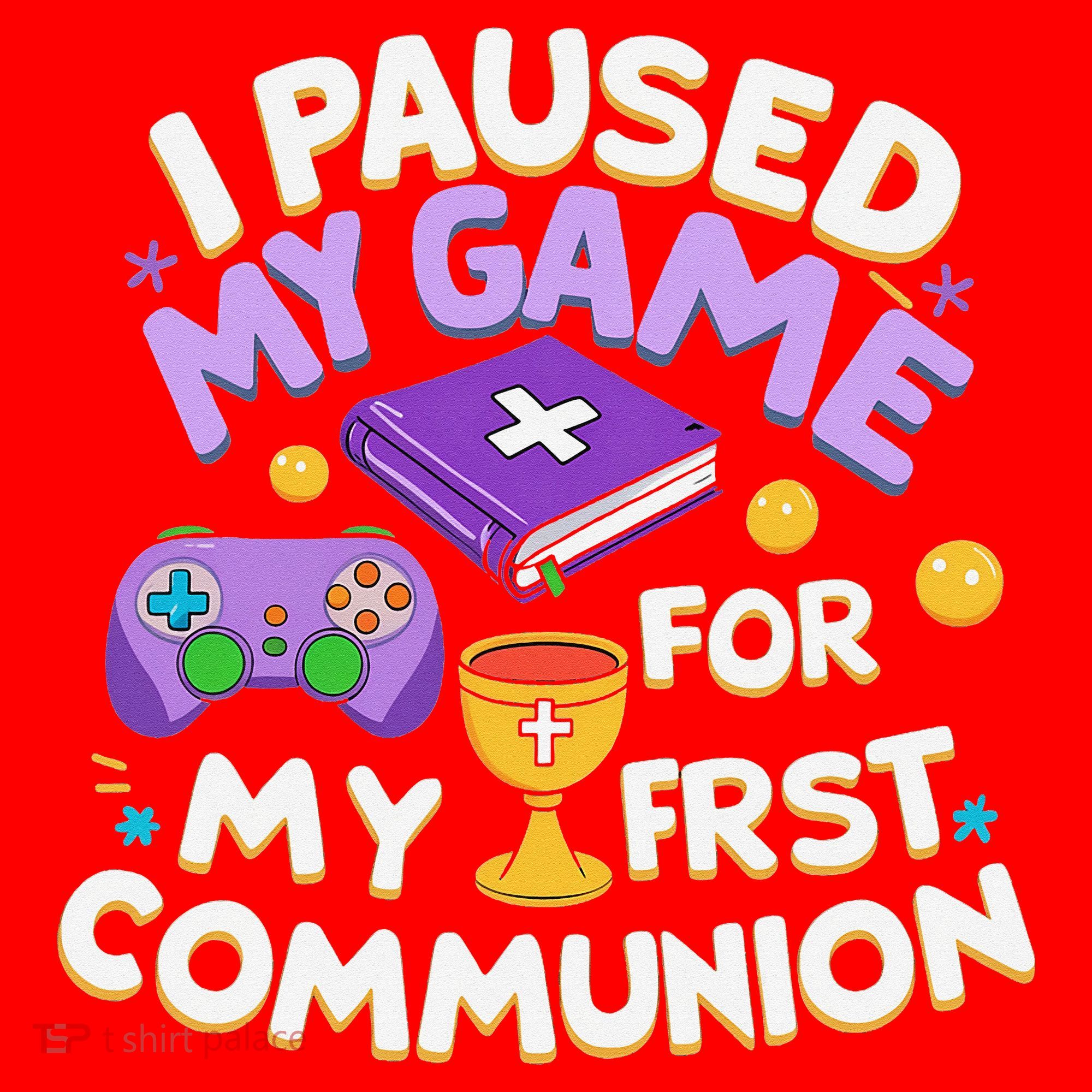 My First Communion Video Game Controller Santa Hat