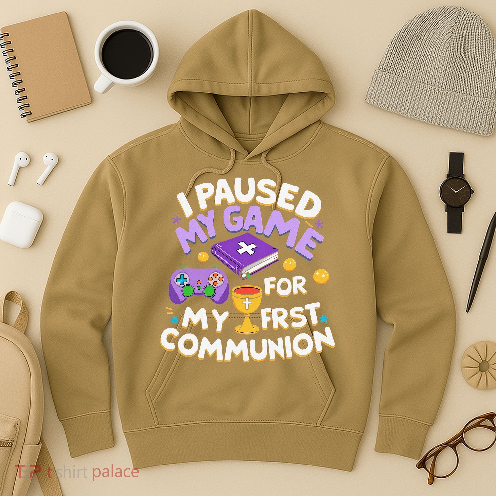 My First Communion Video Game Controller Hoodie