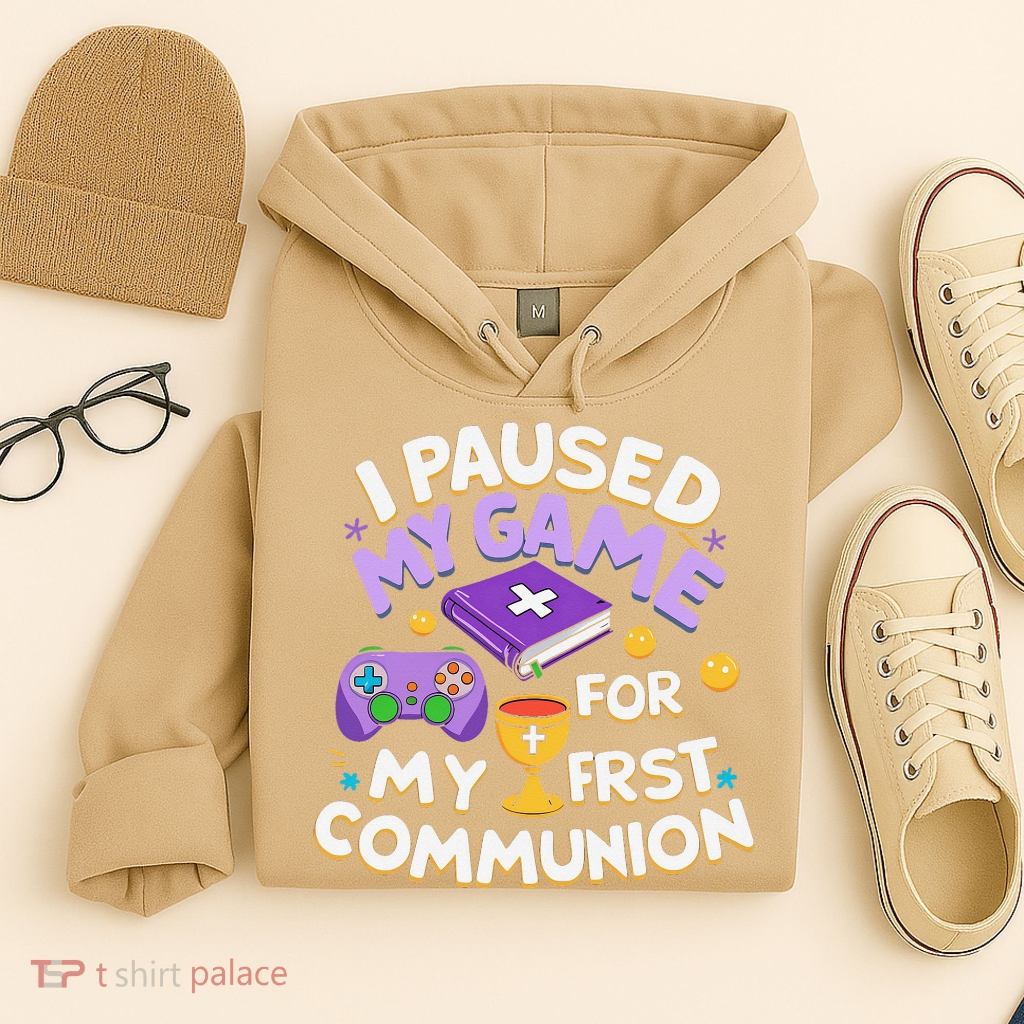 My First Communion Video Game Controller Hoodie