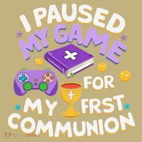 My First Communion Video Game Controller Hoodie thumb 7