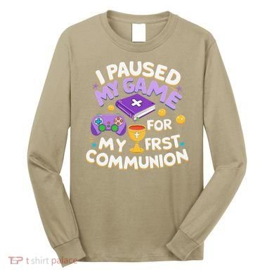 My First Communion Video Game Controller Long Sleeve Shirt