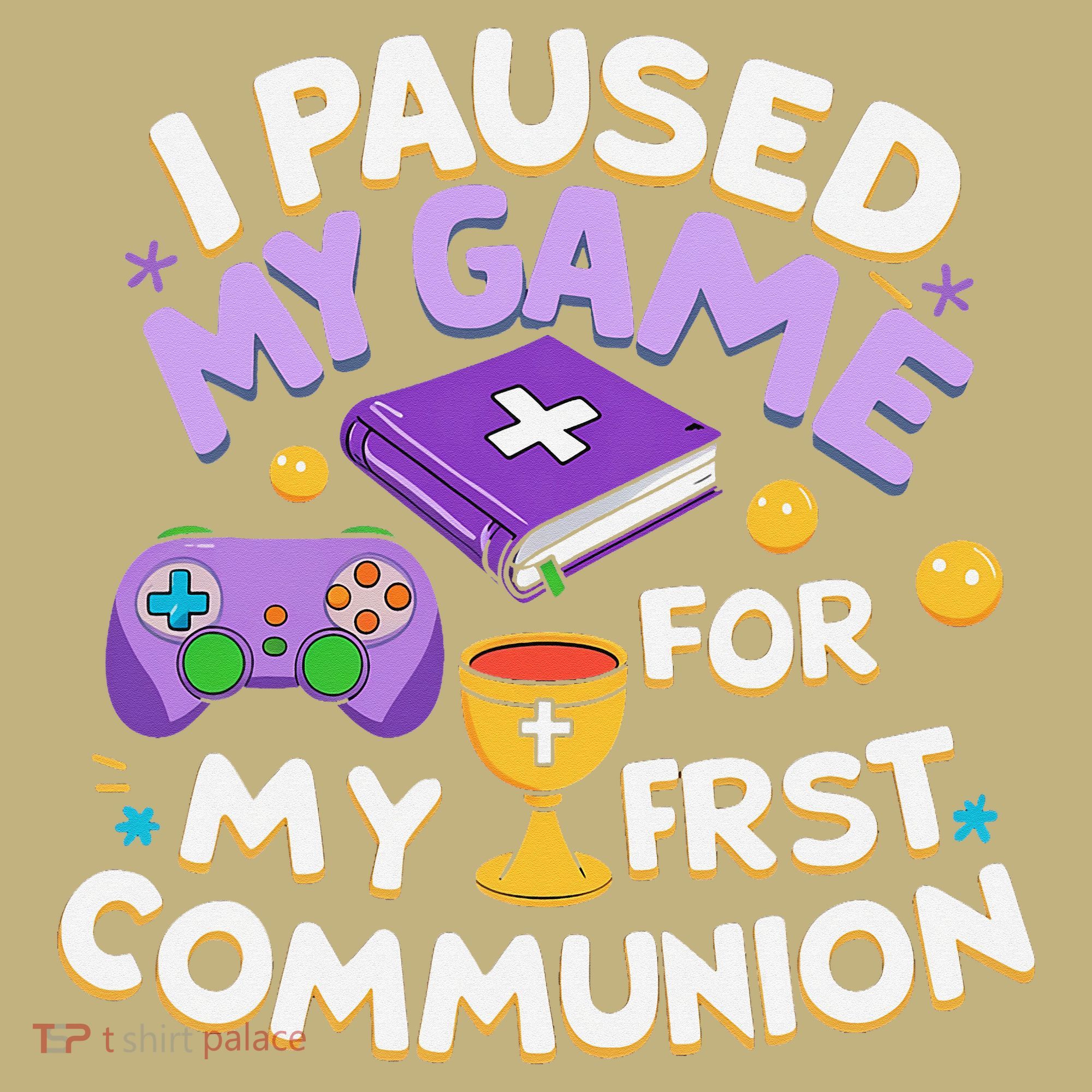 My First Communion Video Game Controller Long Sleeve Shirt