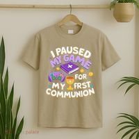 My First Communion Video Game Controller T-Shirt thumb 2