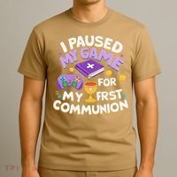 My First Communion Video Game Controller T-Shirt thumb 3