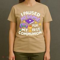 My First Communion Video Game Controller T-Shirt thumb 4