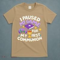My First Communion Video Game Controller T-Shirt thumb 5