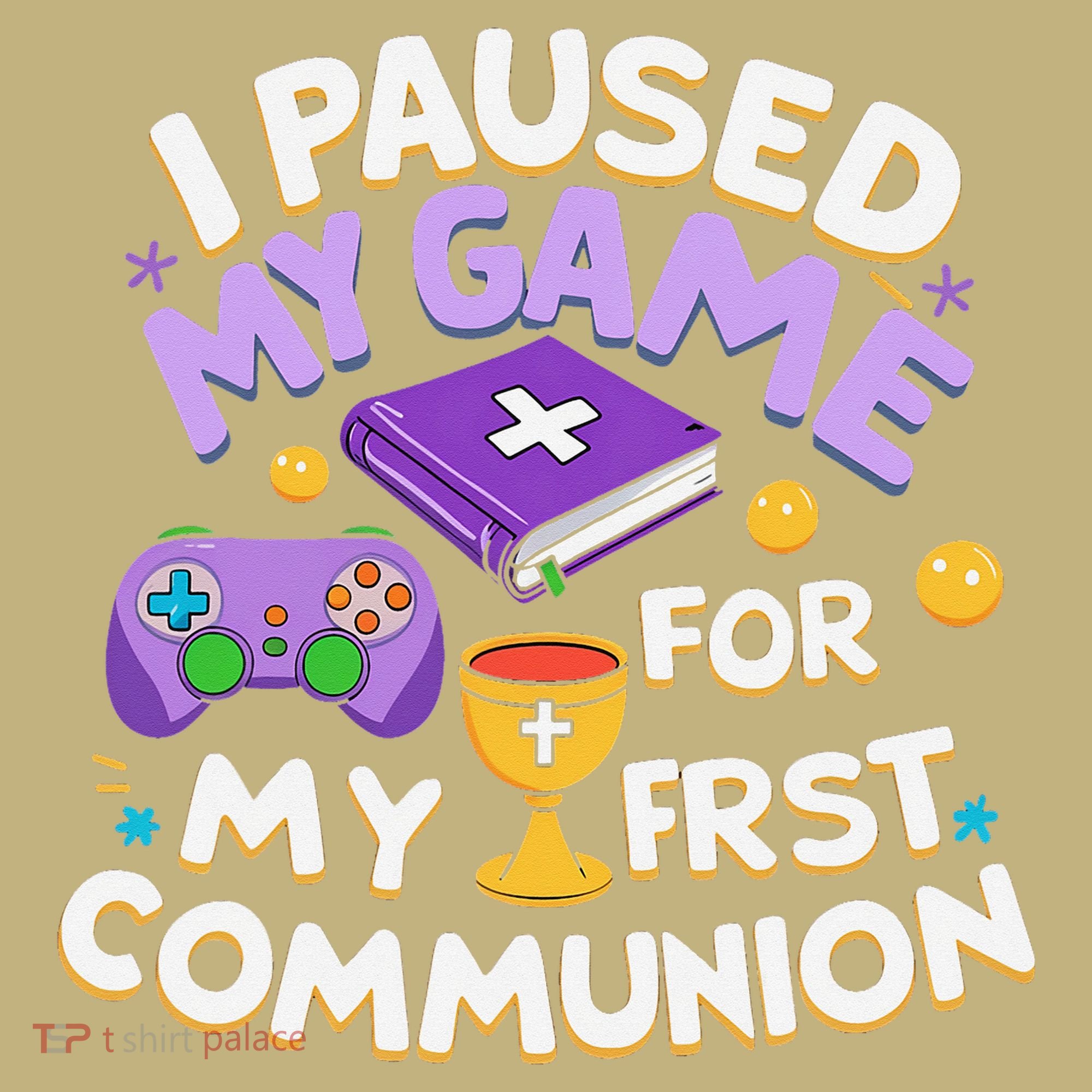 My First Communion Video Game Controller Button
