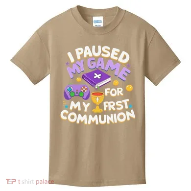 My First Communion Video Game Controller Kids T-Shirt