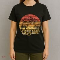 Music Fans Country Roads Take Me Home T-Shirt thumb 4