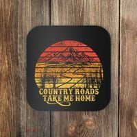 Music Fans Country Roads Take Me Home Coaster thumb 0