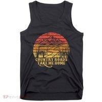 Music Fans Country Roads Take Me Home Tank Top thumb 0