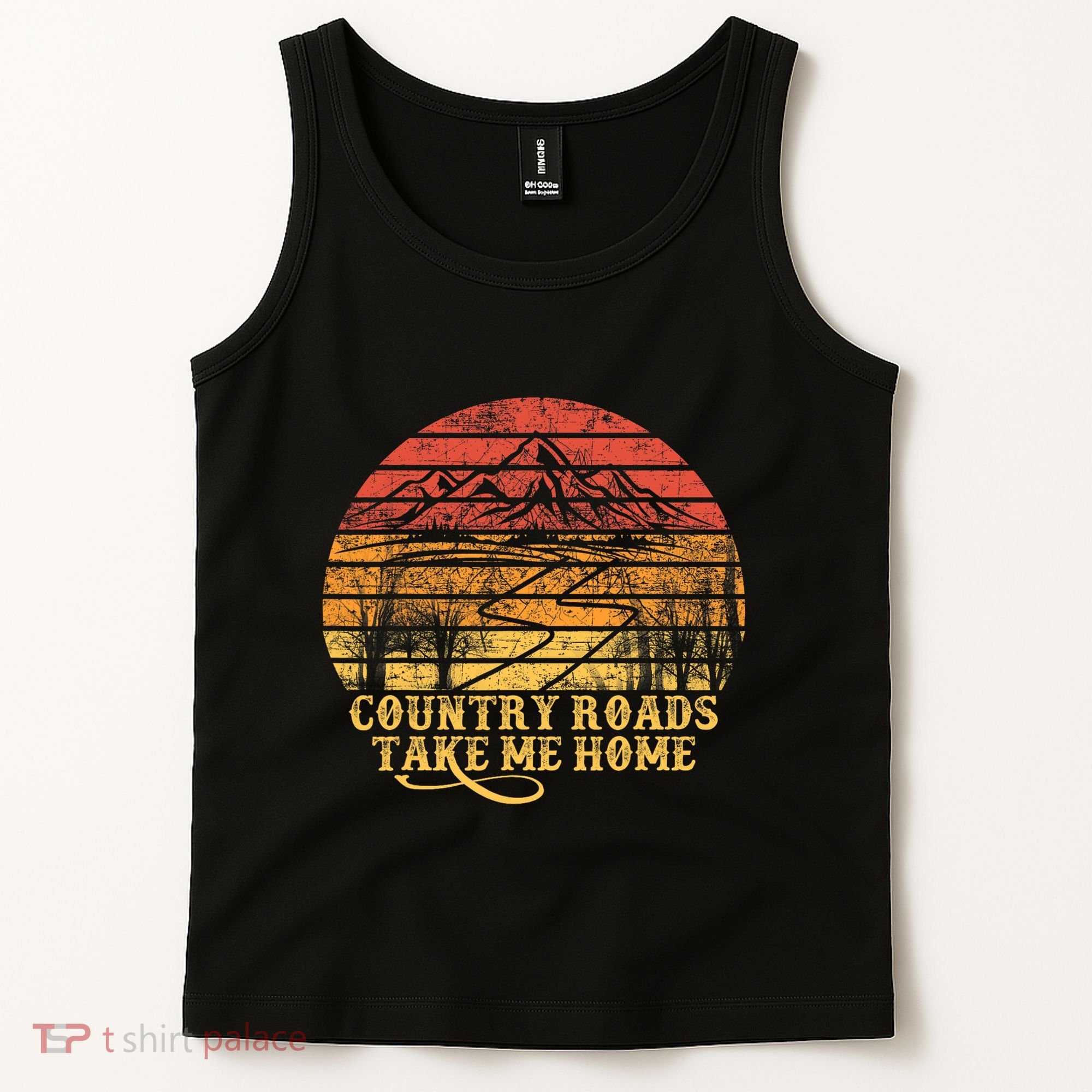 Music Fans Country Roads Take Me Home Tank Top