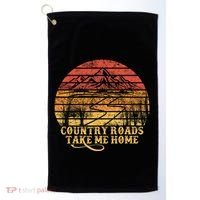 Music Fans Country Roads Take Me Home Golf Towel thumb 0