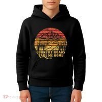 Music Fans Country Roads Take Me Home Kids Hoodie thumb 4