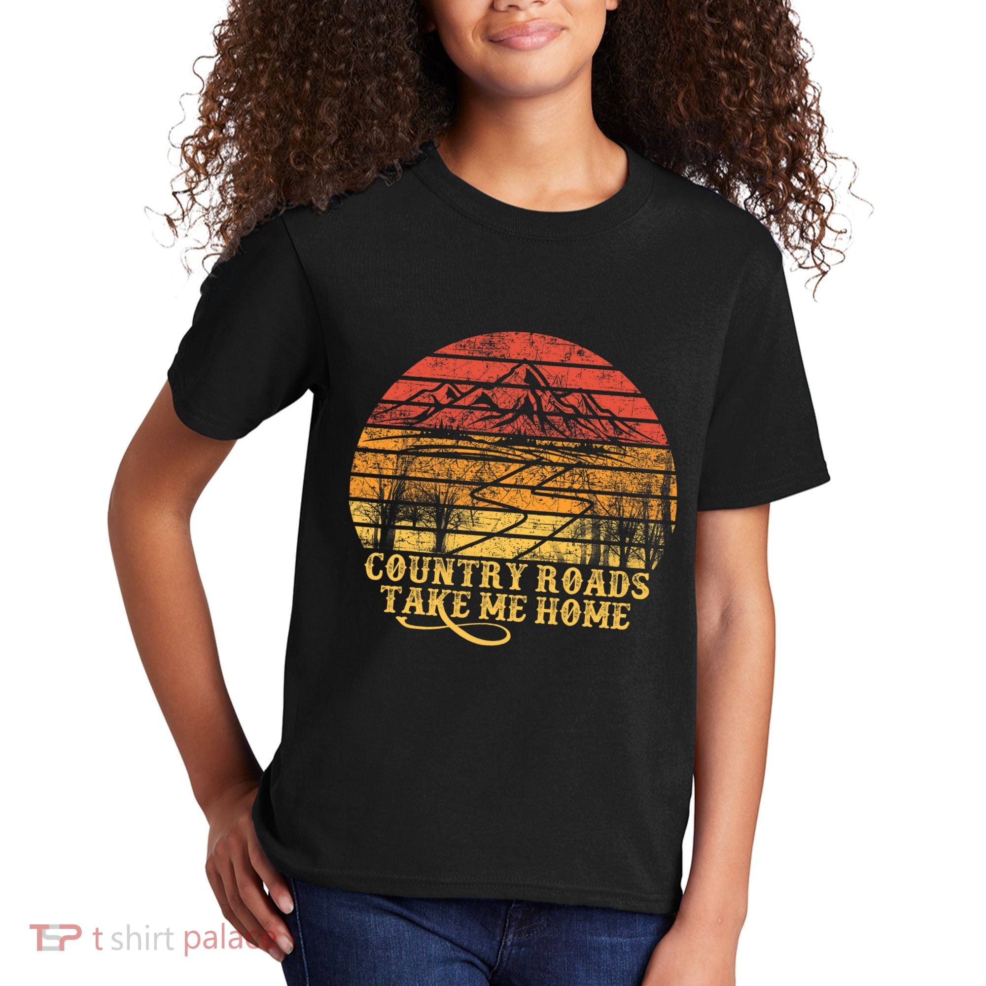 Music Fans Country Roads Take Me Home Kids T-Shirt