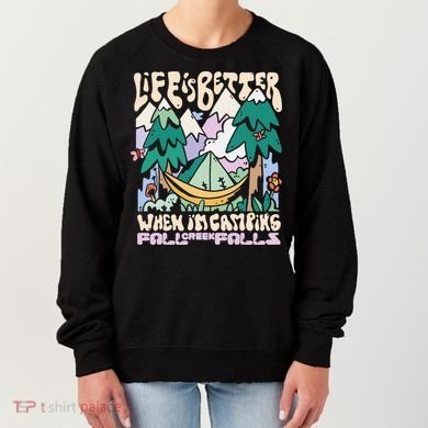 Mountains Fall Creek Falls Tennessee Camping Women's Sweatshirt