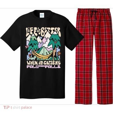 Mountains Fall Creek Falls Tennessee Camping Pajama Set