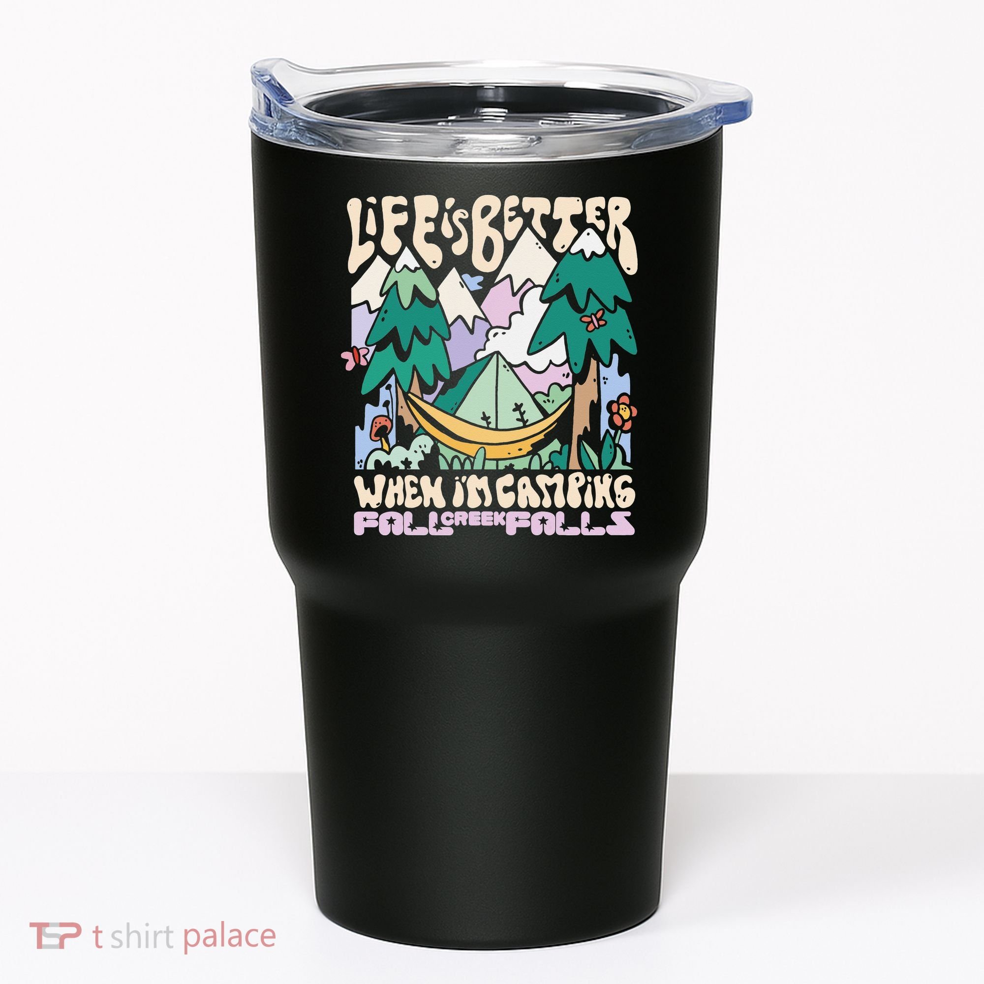 Mountains Fall Creek Falls Tennessee Camping Tumbler