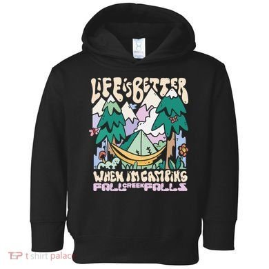 Mountains Fall Creek Falls Tennessee Camping Toddler Hoodie