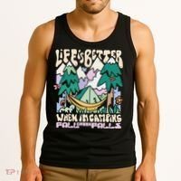 Mountains Fall Creek Falls Tennessee Camping Tank Top thumb 3
