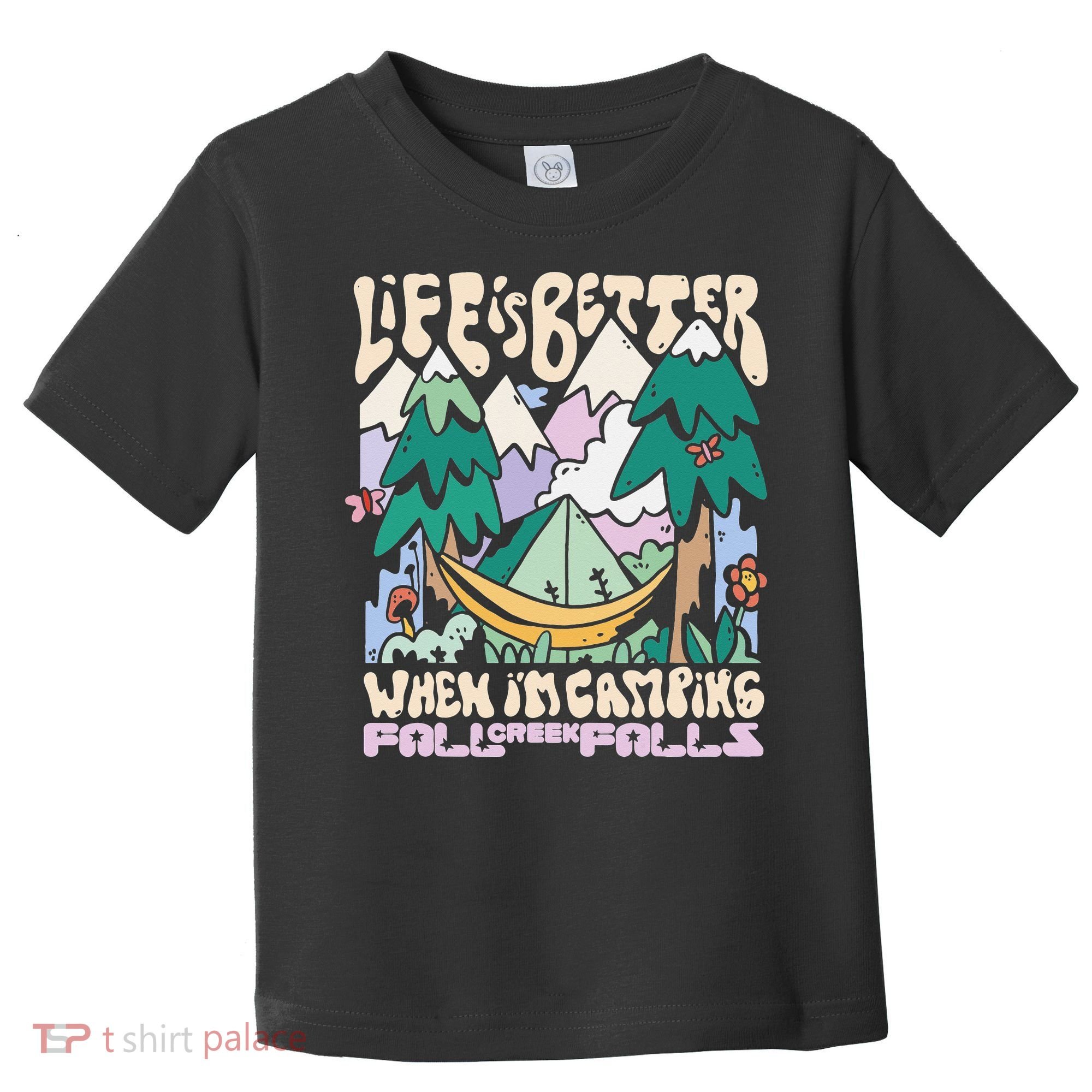 Mountains Fall Creek Falls Tennessee Camping Toddler T-Shirt