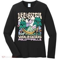 Mountains Fall Creek Falls Tennessee Camping Women's Long Sleeve Shirt thumb 0