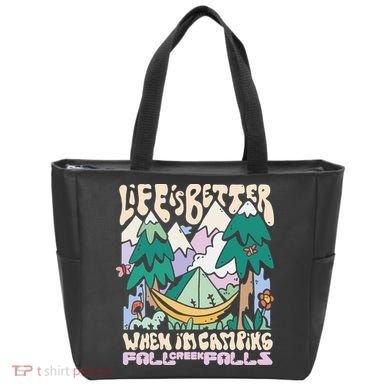 Mountains Fall Creek Falls Tennessee Camping Tote Bag