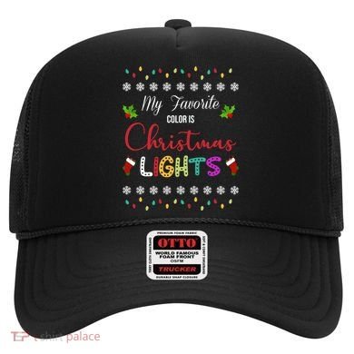 My Favorite Color Is Christmas Lights Hat
