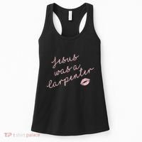 Music Festival Clothing Women Jesus Was A Carpenter Women's Tank Top thumb 0