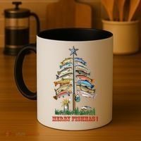 Merry Fishmas Christmas Fish Tree Meaningful Gift Coffee Mug thumb 4