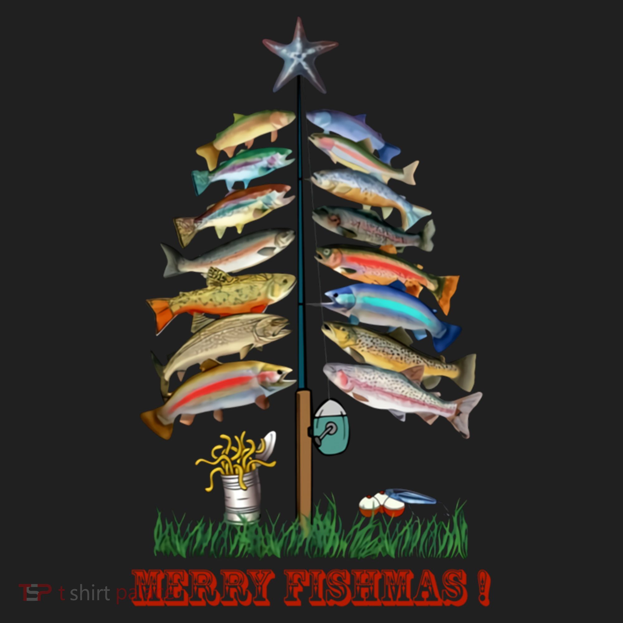 Merry Fishmas Christmas Fish Tree Meaningful Gift Hat