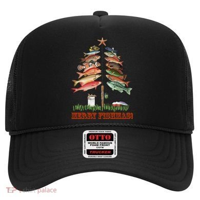 Merry Fishmas Christmas Fish Tree Gift Hat