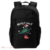 Merry F-Caw-F Christmas! Backpack thumb 0